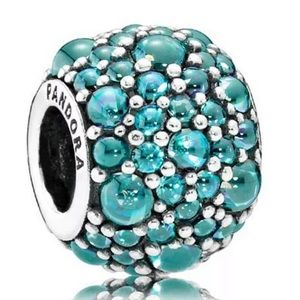 PANDORA TEAL CHARM